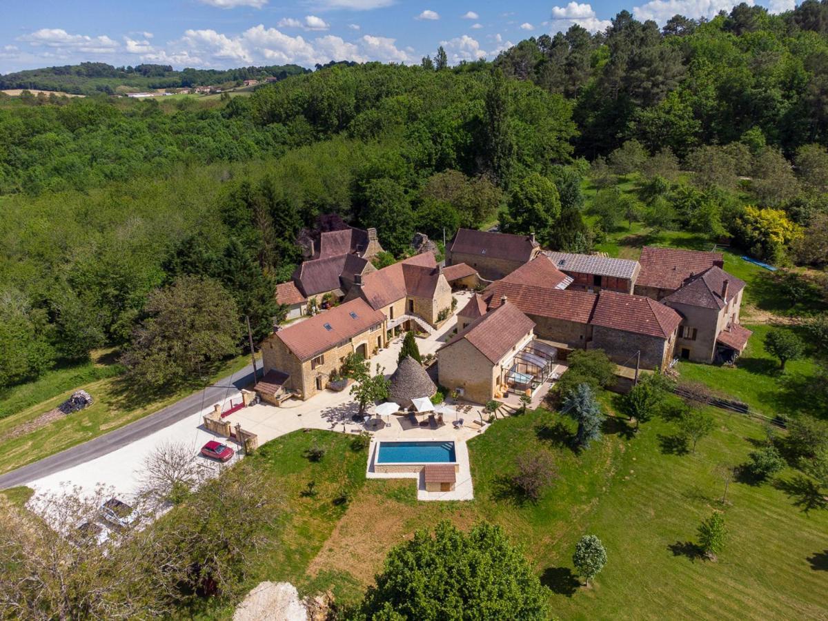 Aux Bories De Marquay, Chambres D'Hotes B&B Avec Piscine Et Spa Pres De Sarlat Экстерьер фото